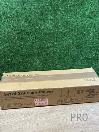 Set di 3 scaffali in legno NATURE SUPPLIES