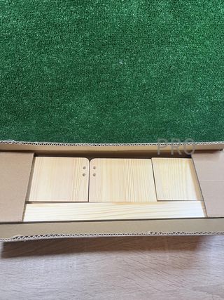 Set di 3 scaffali in legno NATURE SUPPLIES