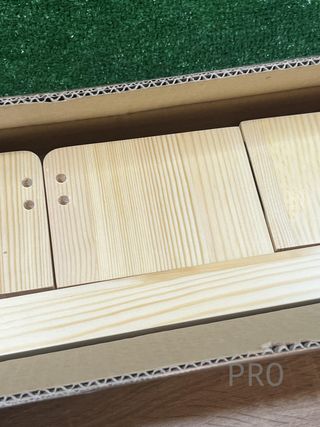 Set di 3 scaffali in legno NATURE SUPPLIES