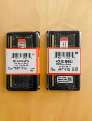 64GB NEW DDR4 Dual Rank & Channel Kingston (2x32GB