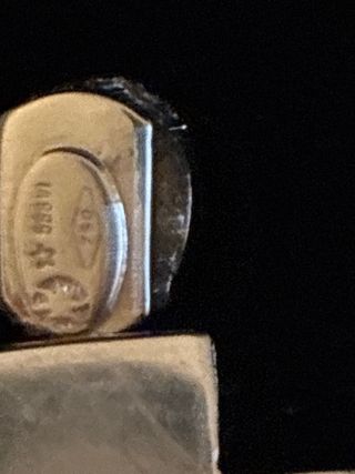 Colgante Cruz Oro Blanco Circonitas y Esmeraldas