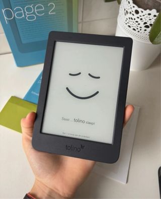 Tolino Page 2 E-reader Nero con cover in regalo