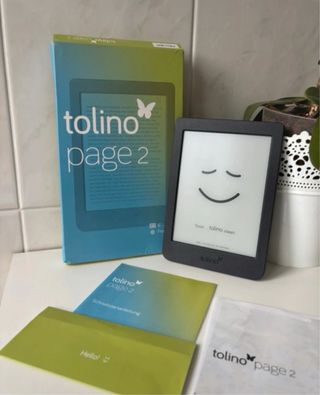 Tolino Page 2 E-reader Nero con cover in regalo