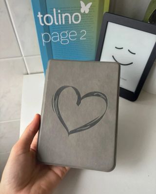 Tolino Page 2 E-reader Nero con cover in regalo