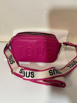Bolso tipo bandolera Tous Fucsia