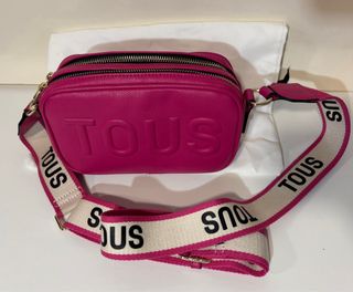 Bolso tipo bandolera Tous Fucsia