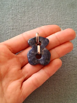 Colgante Tous Oso Lapislázuli