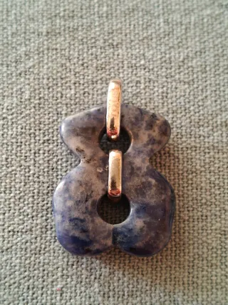 Colgante Tous Oso Lapislázuli