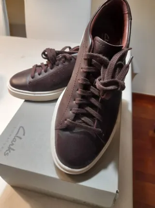 Zapatos Clarks Hombre Marrón Piel