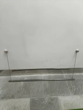 Barras/Percheros para tienda de acero pulido