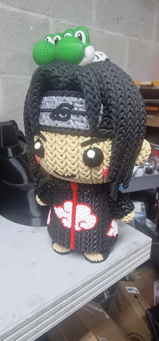 Figura Itachi Uchiha (Naruto) Efecto crochet