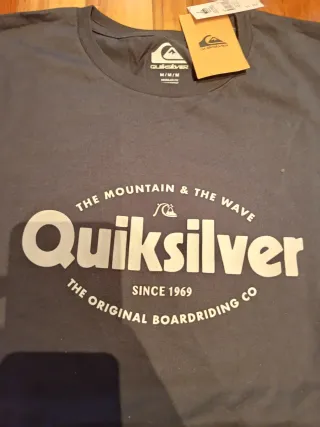 Camiseta Quiksilver Talla M Negra
