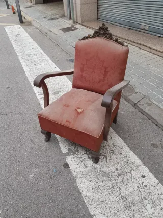 Sillón vintage para restaurar