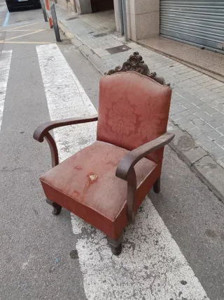 Sillón vintage para restaurar