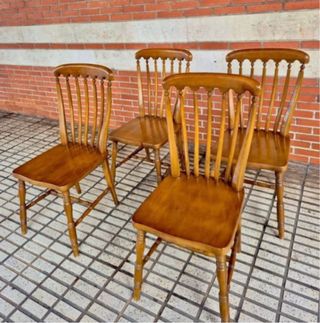 2 Sedie Windsor in Legno Massello