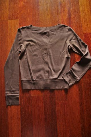 Chaqueta Zara Cardigan Marrón Talla L Mujer