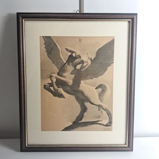 Stampa d'epoca Gino Boccasile Pegaso