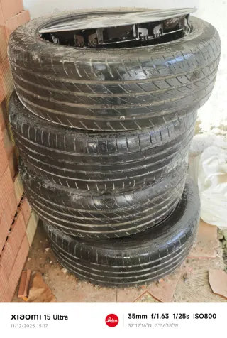 Juego de 4 Ruedas de Coche 195/55/16 91v