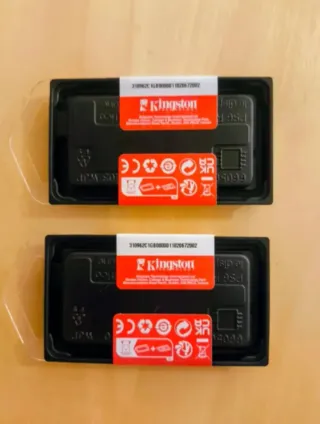 32GB DDR4 Dual Channel Kingston 3200 Nuevo