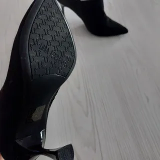 Tronchetto nero con strass