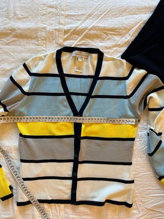 Conjunto Blue Les Copains Cardigan y Top