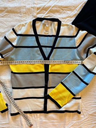 Conjunto Blue Les Copains Cardigan y Top