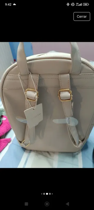 Lote 2 Zaini Beige e Nero