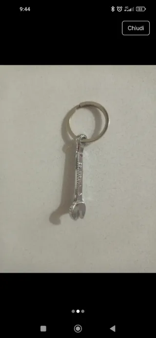 Portachiavi Beta con sacchetto