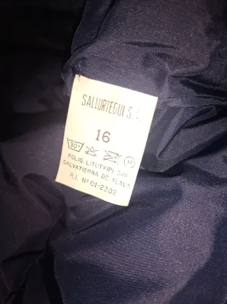 Chaqueta D Pluma Vintage Talla 16 (S)