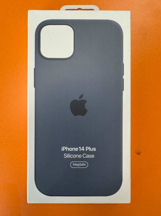 Custodia iPhone 14 Plus Silicone Storm Blue