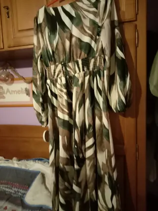 Vestido fluido estampado