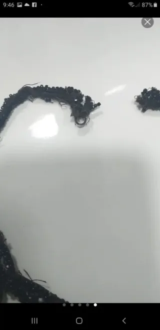 Sobrecuello pedrería vintage negro