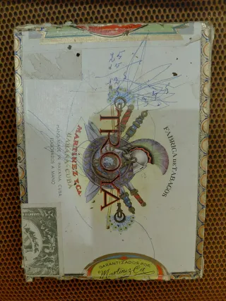 Scatola di sigari Troya vintage da collezione