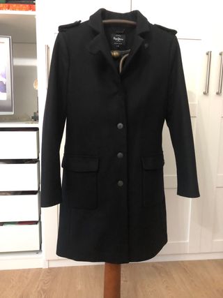 Abrigo Pepe Jeans Negro Talla M