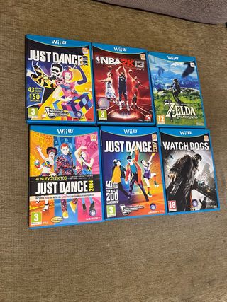 Lote 6 Giochi Wii U: Just Dance, Zelda, NBA 2K13