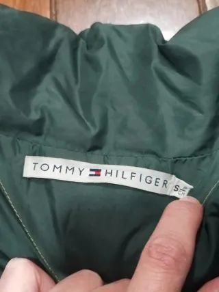 Abrigo Plumas Largo Vintage Tommy Hilfiger Talla S