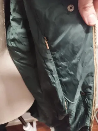 Abrigo Plumas Largo Vintage Tommy Hilfiger Talla S