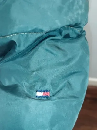 Abrigo Plumas Largo Vintage Tommy Hilfiger Talla S