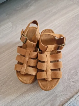 Sandalias plataforma ante