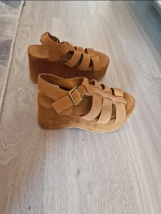 Sandalias plataforma ante