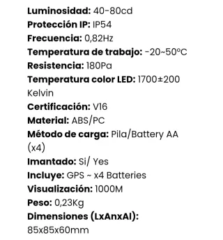 Baliza V16 homologada DGT – ya válida y lista para