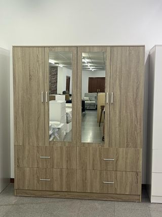 Armario 4 puertas con espejo - NUEVOS!
