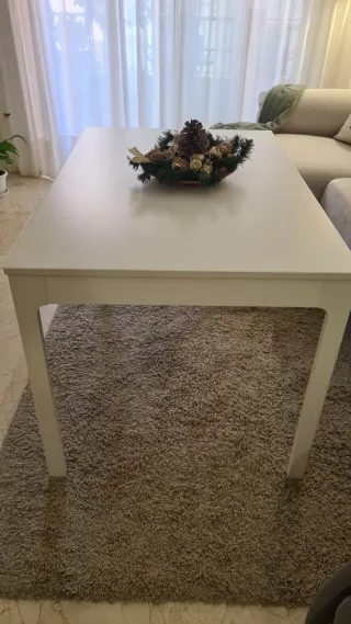 Mesa de comedor extensible de madera 120×170abiert
