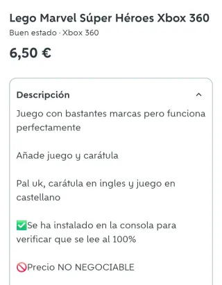 Pack 2 juegos Xbox 360 Lego