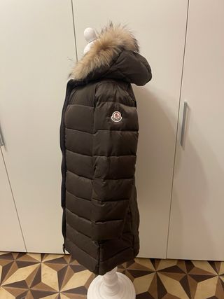 Moncler Piumino Lungo Marrone
