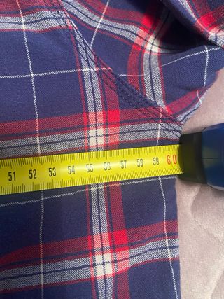 Camisa Pepe Jeans cuadros azul y rojo Talla L