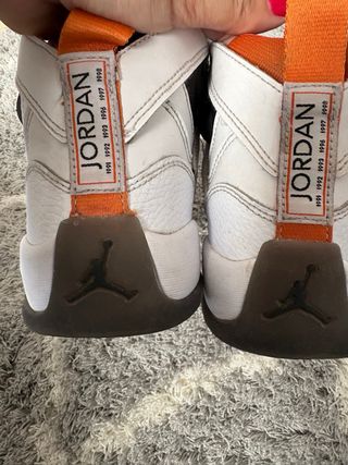 Jordan Zapatillas Deportivas Blancas y Naranjas