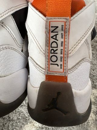 Jordan Zapatillas Deportivas Blancas y Naranjas