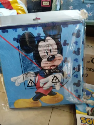 Pouf Contenitore Disney Topolino