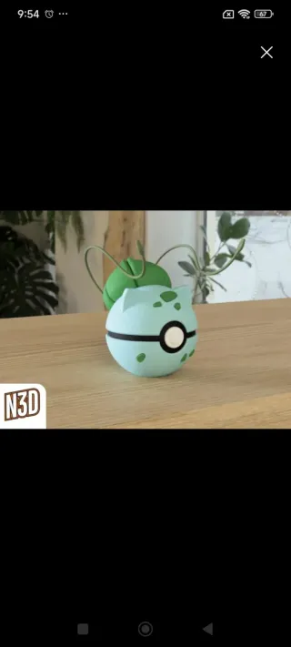 Lote Pokeball y 2 Soportes Pokémon